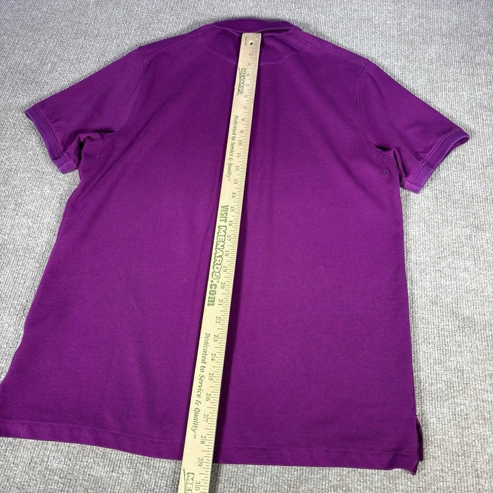 Nike The Nike Polo Shirt Mens M Short Sleeve Purple‎ Dri Fit Knit Golf